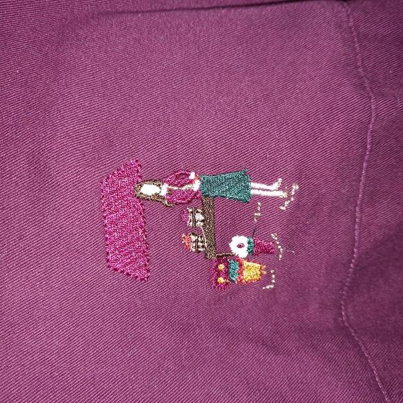 Breckenridge Embroidered Ladies‎ Walking Flowers Lightweight Jacket Size XL - Picture 7 of 7